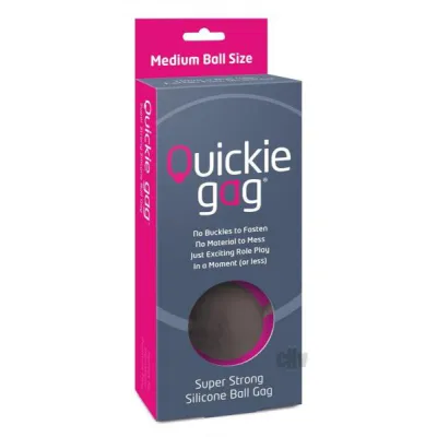 Quickie Ball Gag Medium Black