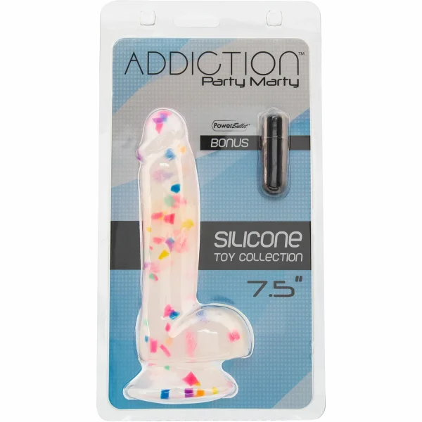 BMS Party Marty Silicone Dildo with Suction Cup