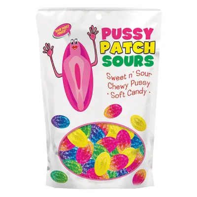 Hott Products Pussy Patch Sours Sweet n Sour Chewy Soft Candy