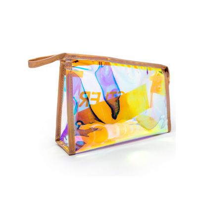 HUSTLER R Iridescent Cosmetic Bag