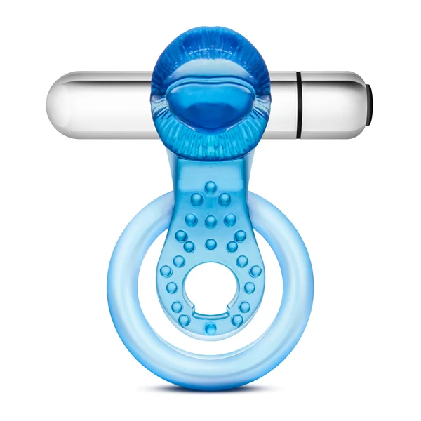 Stay Hard 10 Function Vibrating Tongue Ring Blue — image 20 of 20