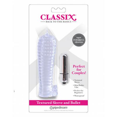 Textured Vibrating Penis Sleeve