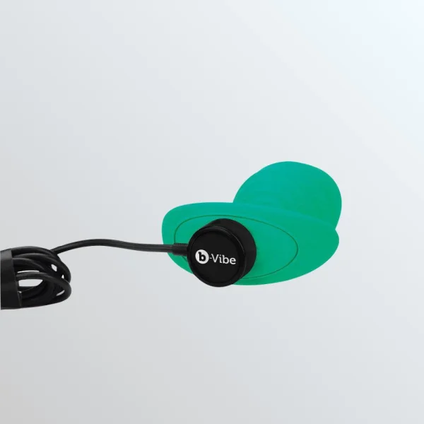 B-vibe Twist Texture Plug Green