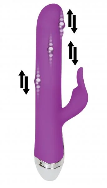 Dancing Pearl Rabbit Vibrator - Purple
