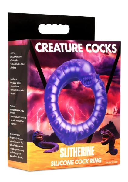 Slitherine Silicone Cock Ring By Creature Cocks