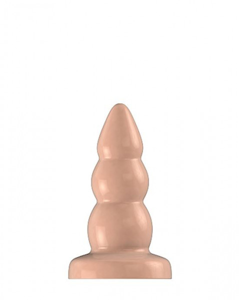Bottom Line Buttplug Rubber Flesh 4 In Model 6 - Flesh