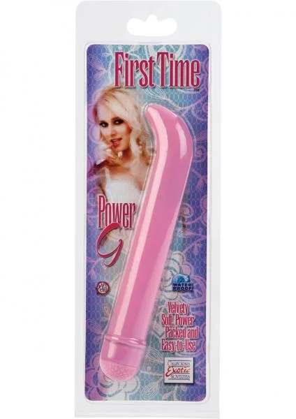 First Time Power G Vibe Waterproof 6.25 Inch Pink