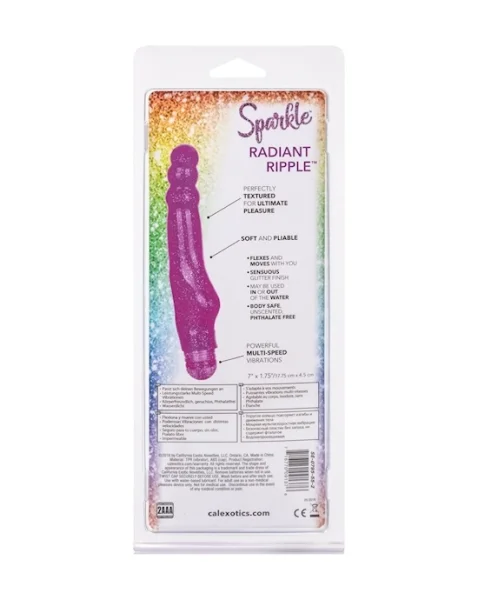 Sparkle Radiant Ripple Vibe - Purple - 7.5 Inch