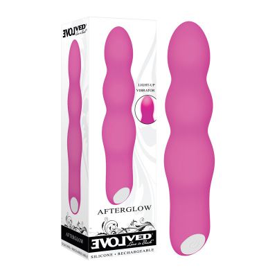 Evolved Afterglow Pink 16 5 cm USB Rechargeable Vibrator