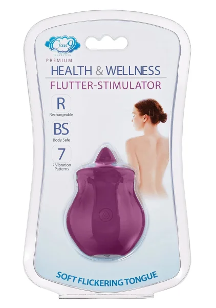Cloud 9 Flutter Rechargeable Oral Tongue Stimulator - Teal