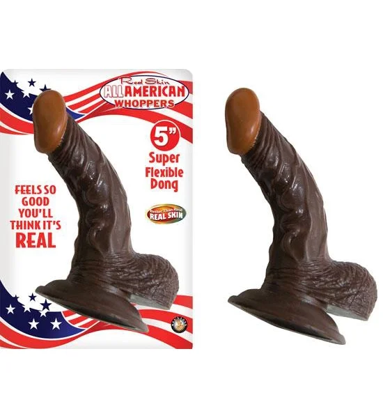 All American Whopper 5 inches Dong, Balls Brown — image 4 of 4