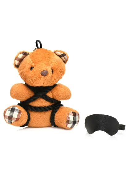 Rope Teddy Bear Keychain