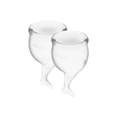 Satisfyer Feel Secure Menstrual Cup Clear