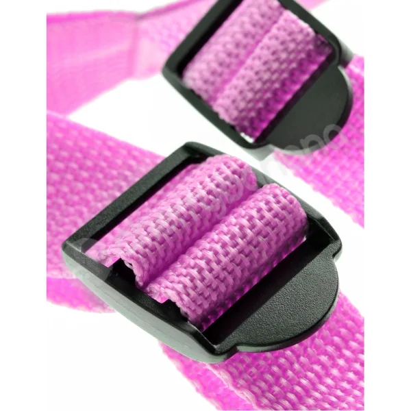 Dillio 7'' Pink Strap-on Suspender Harness Set