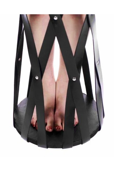 Hanging Leather Strap Cage