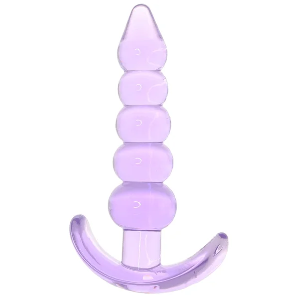 Adam & Eve Bumpy Delight Anal Plug - Purple
