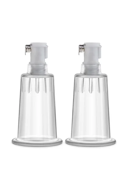Temptasia Nipple Pumping Cylinders – Set of 2, 1 Inch Diameter By Blush