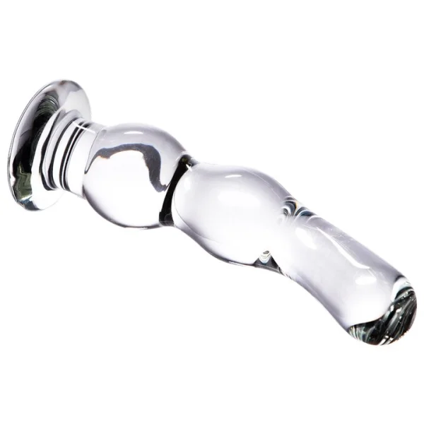 Glacier Glass Curved G-Spot Dildo – 5 Inch
