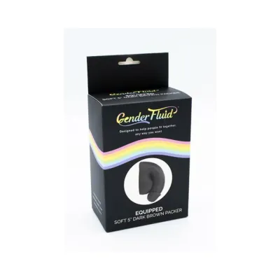 Gender Fluid Equipped Soft Packer 5 In Dark Brown