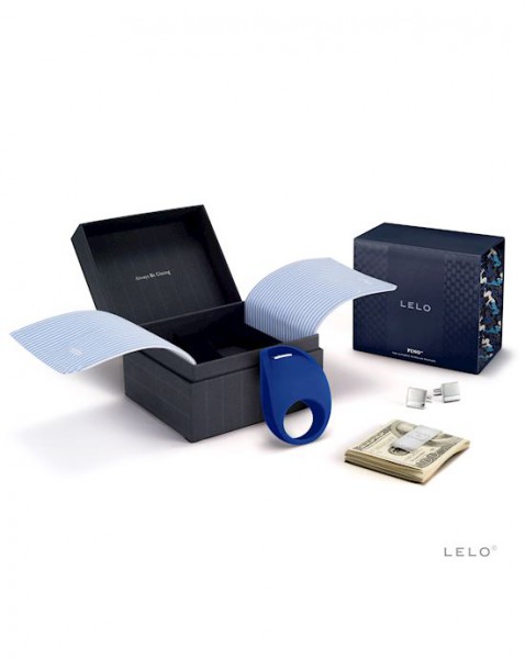 Lelo Pino Mens Vibrating Cock Ring Pleasure Kit 