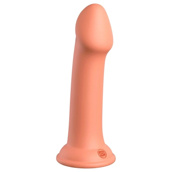 Dillio Platinum Big Hero Silicone 6" Suction Cup Dildo - Peach