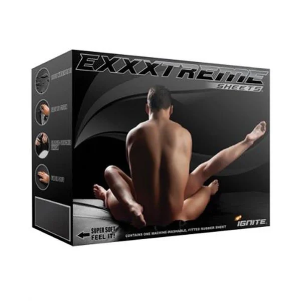 Exxxtreme Sheets - California King Size - Black