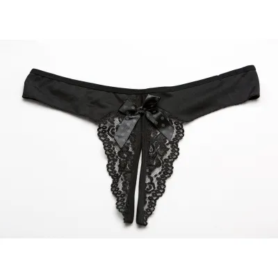 Panty Spandex W box Accent Black Os