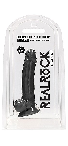 7'' Silicone Cock + Balls