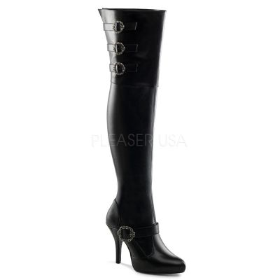 DIVA 3006X 5 Heel 1 2 Hidden PF Wide Width Shaft Thigh High Boot