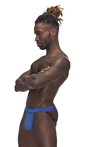 Sexagon Strappy Ring Jock - Large-x-Large - Royal