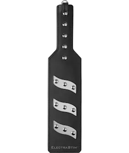 Electrapaddle Leather Spanking Paddle - Black — image 4 of 6