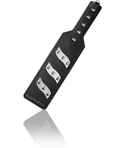 Electrapaddle Leather Spanking Paddle - Black — image 5 of 6