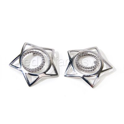 Silver star nipple shields