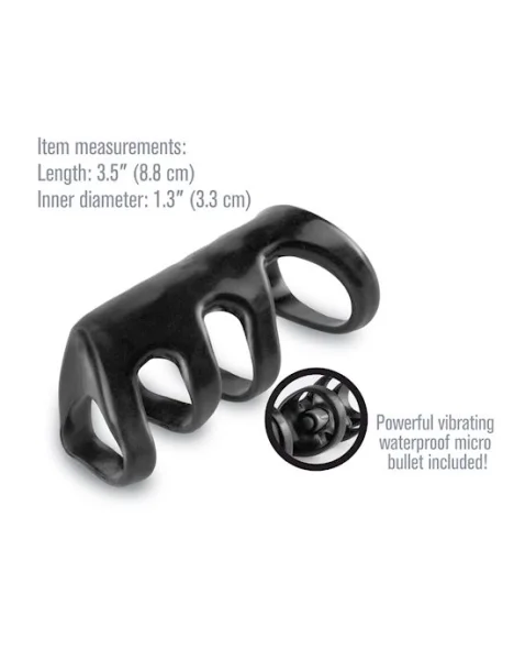 Fantasy X-tensions Vibrating Power Cage - Black