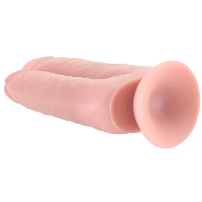 RealRock Double Trouble 7 and 8 Inch Double Dildo
