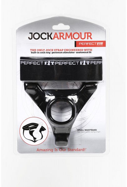 Jock Armour Jockstrap + Cock Ring (Small Waist)