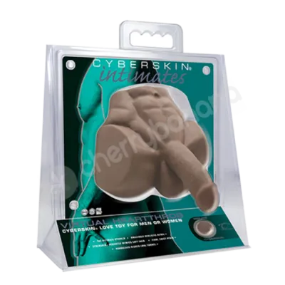 Cyberskin Intimates Virtual Heartthrob Brown Masturbator