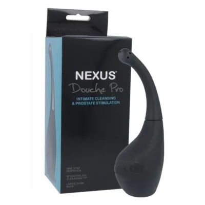 Anal Douche With Prostate Nozzle Black