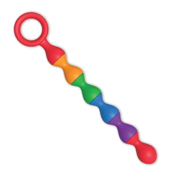 Rainbow Baller Beads Customizable Anal Beads