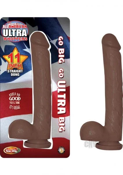 All American Ultra Whoppers Straight 11 inches Dong Brown — image 5 of 6