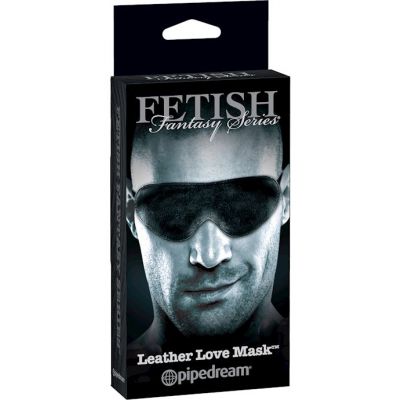 Fetish Fantasy Series Limited Edition Leather Love Mask Black