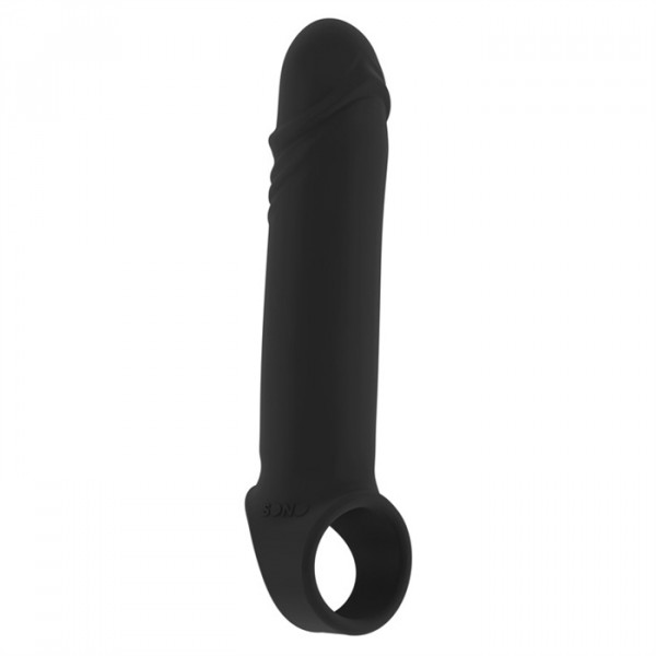 N031 STRETCHY PENIS EXTENSION BLACK SONO
