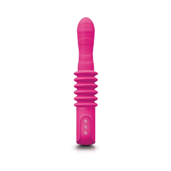 Inya Deep Stroker Pink Thrusting Vibrator — image 4 of 5