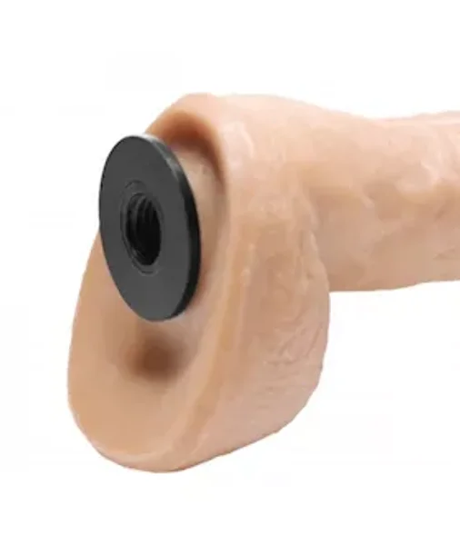 Ez Bend Dildo Attachment For Love Machine - Flesh — image 9 of 10