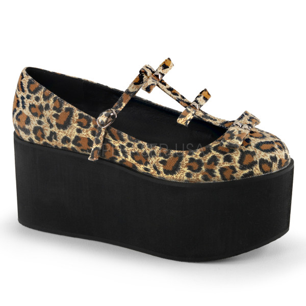3 1/4 inches PF T Strap w/Bows & Pyramid Studs Detail — image 9 of 12