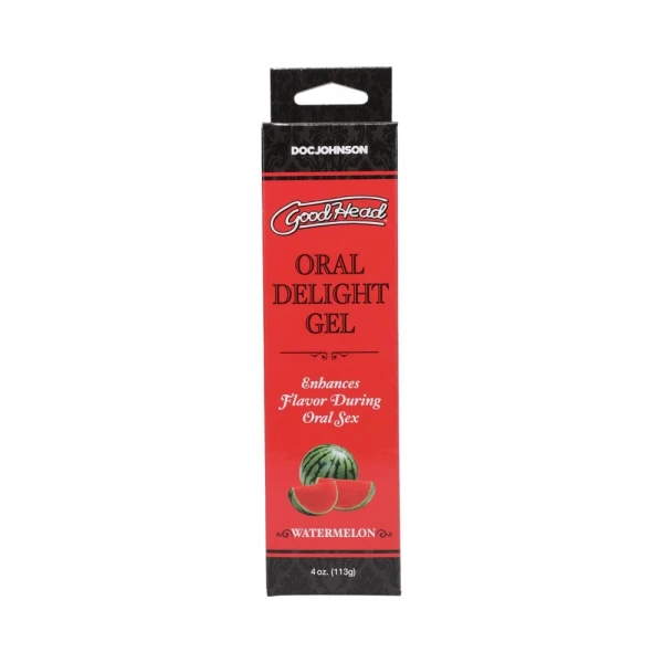 Goodhead Oral Delight Gel Watermelon 4oz Tube