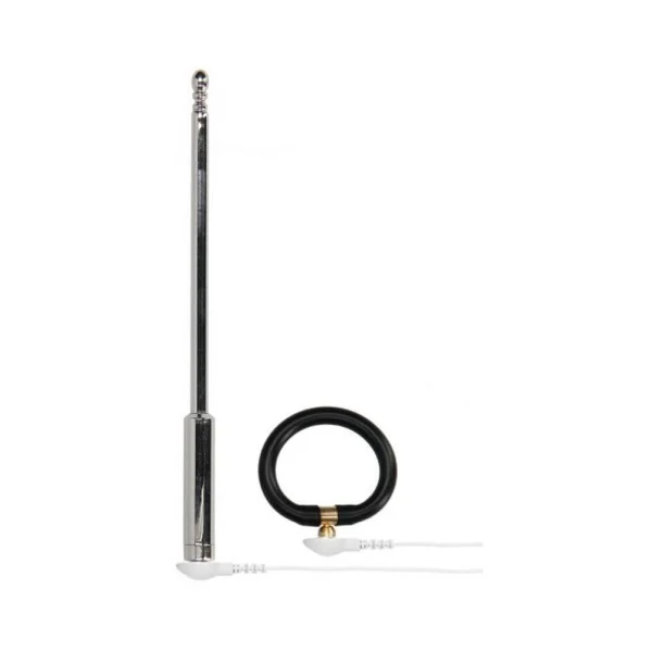 E-stim Urethral Sounding Set Large Silver