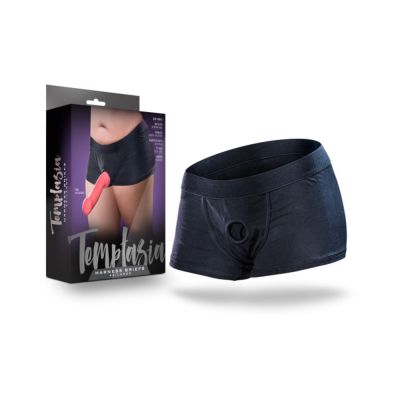 Temptasia Panty Harness Briefs 4XL Black