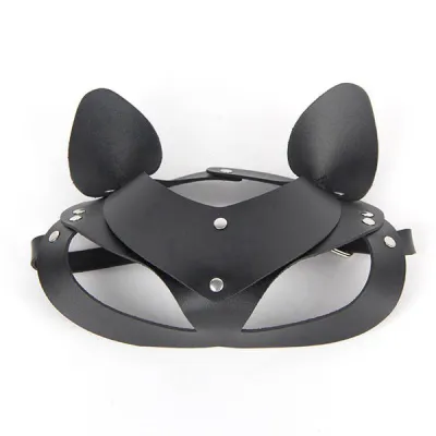 Ohyeah Lingerie Vegan Leather Cat Eye Mask