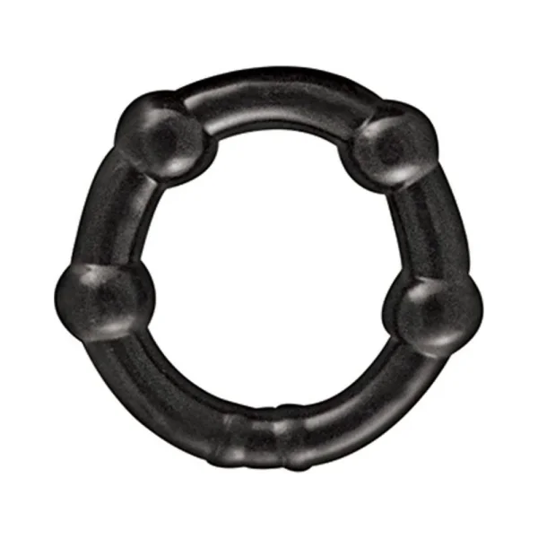 My Ten Erection Rings Beaded Comfort Rings Black
